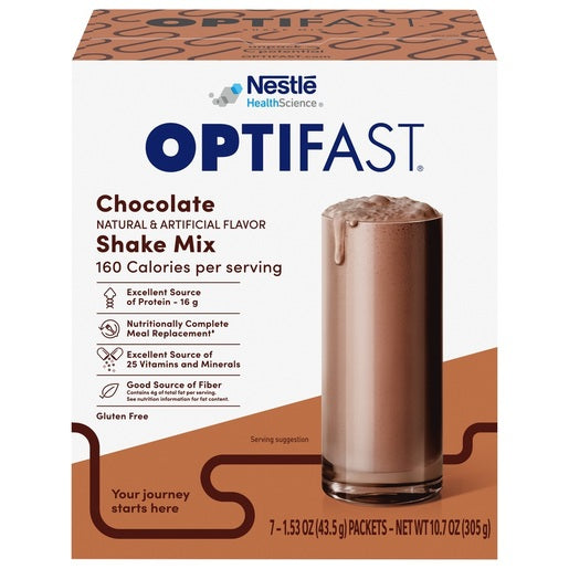 OPTIFAST 800® CHOCOLATE SHAKE MIX [1 box | 7 servings] - NEW PACKAGING