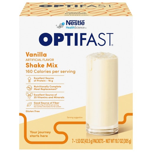 OPTIFAST 800® VANILLA SHAKE MIX [1 box | 7 servings] - NEW PACKAGING