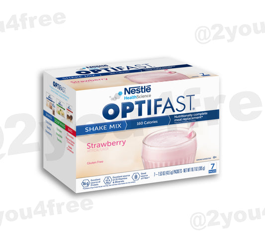 OPTIFAST 800® STRAWBERRY SHAKE MIX [1 box | 7 servings]