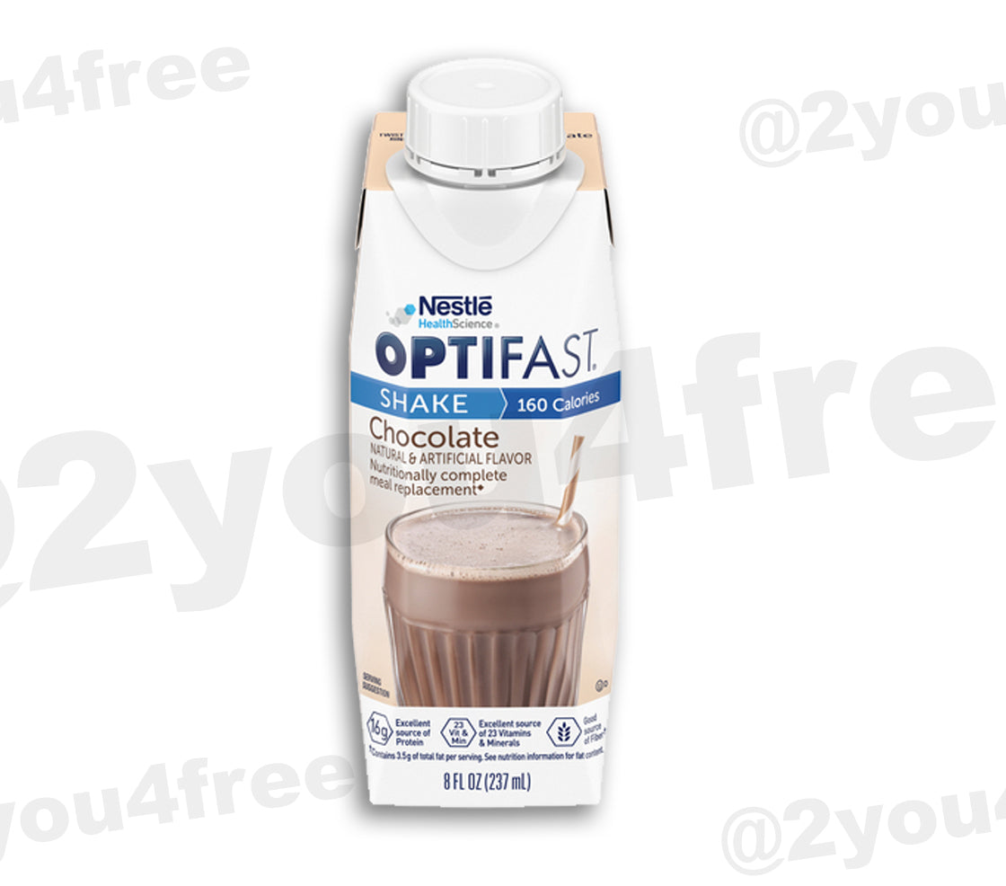 OPTIFAST 800® READY TO DRINK SHAKES | VARIETY CASE | CHOCOLATE / VANILLA / STRAWBERRY [1 case | 24 servings]