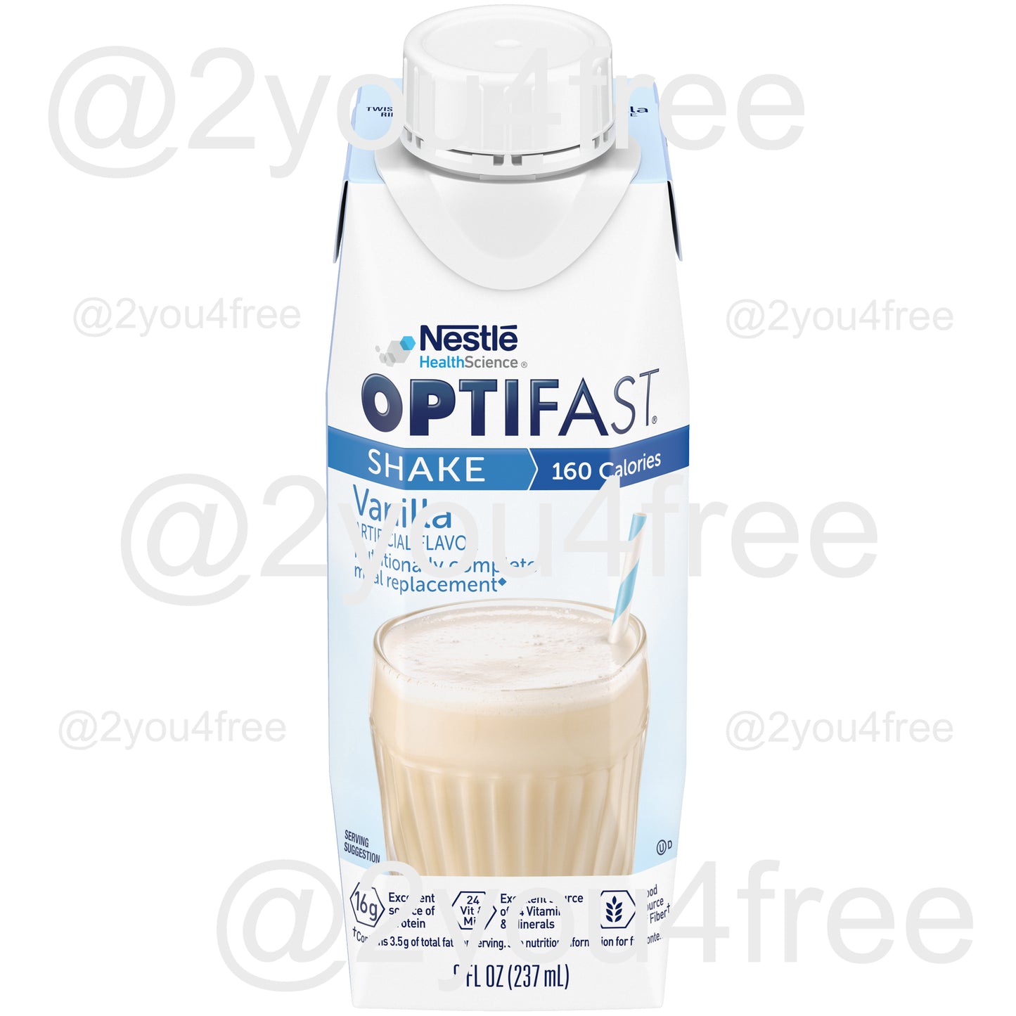 OPTIFAST 800® READY TO DRINK SHAKES | VARIETY CASE | CHOCOLATE / VANILLA / STRAWBERRY [1 case | 24 servings]