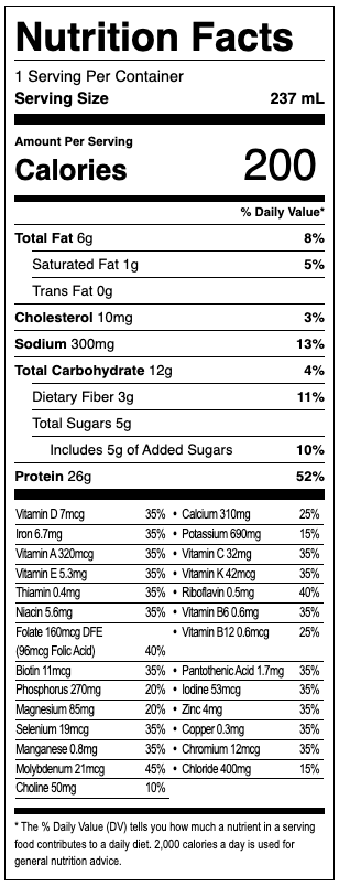 OPTIFAST 800® CHOCOLATE READY TO DRINK SHAKES [1 drink | 1 serving]