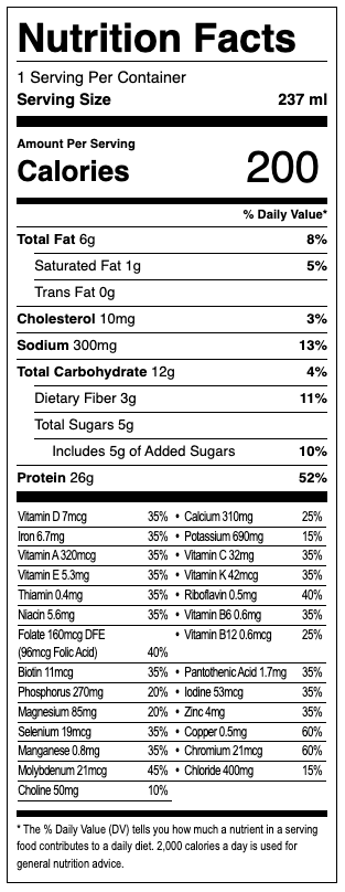 OPTIFAST HP® CHOCOLATE HIGH PROTEIN READY TO DRINK SHAKE [1 carton | 4 servings]